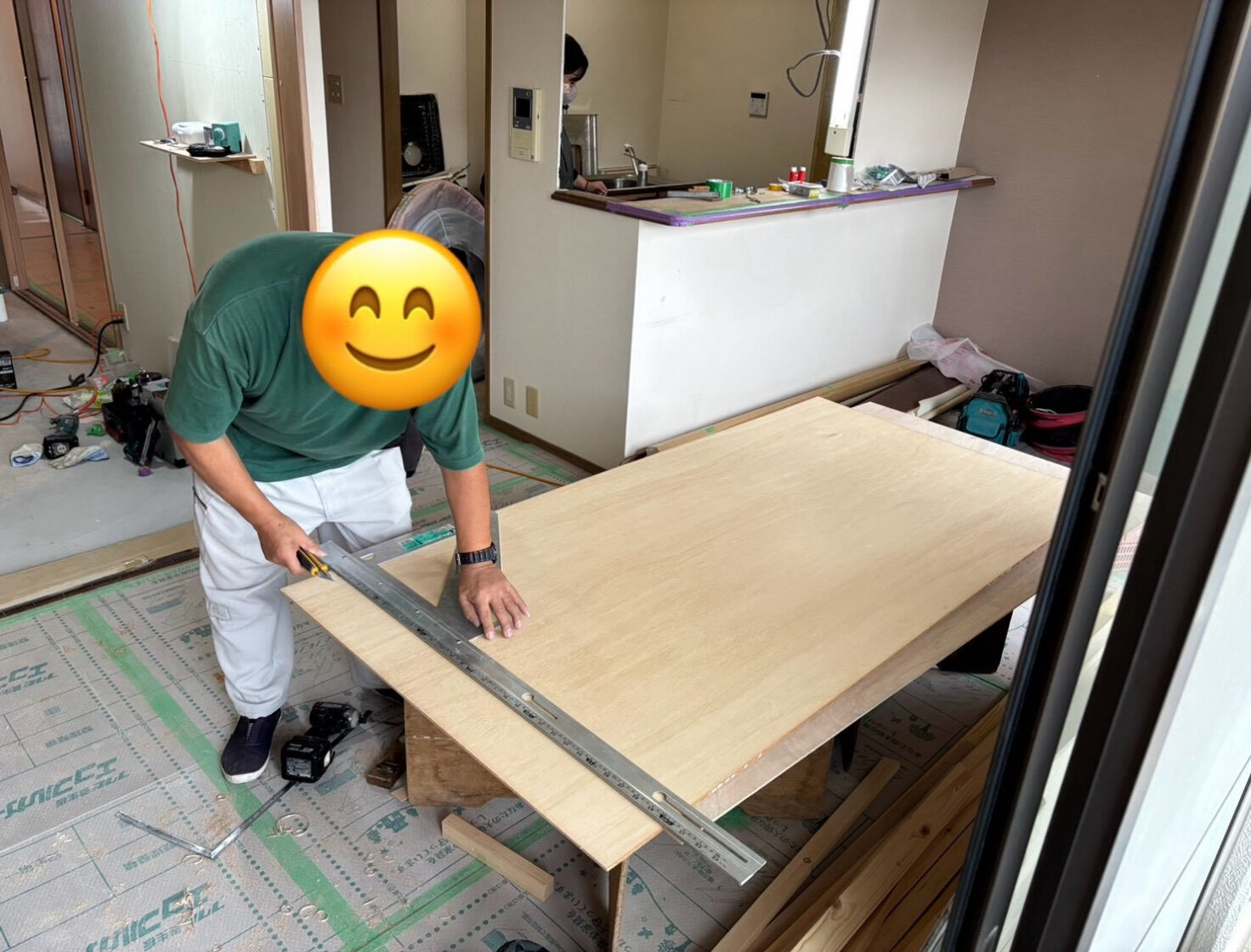 大阪府河内長野市にて内装工事をさせていただいております✨