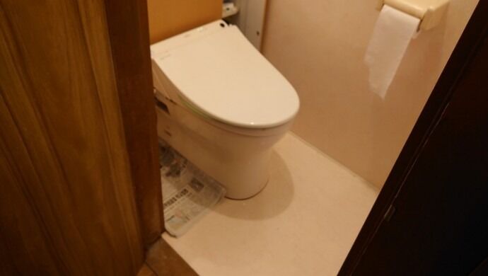 明石市 トイレ便座交換工事